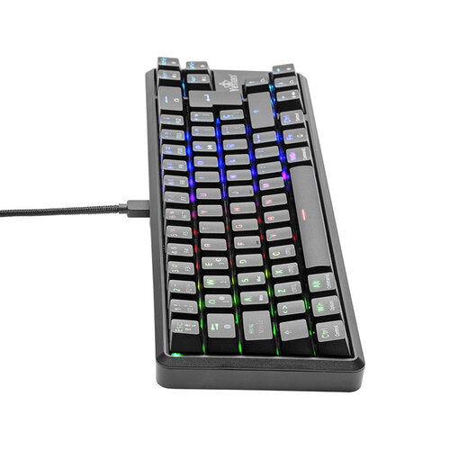 Teclado Gamer YEYIAN YTM-28210B AKIL S3500 MECANIC Switch Azul RGB/BT -
