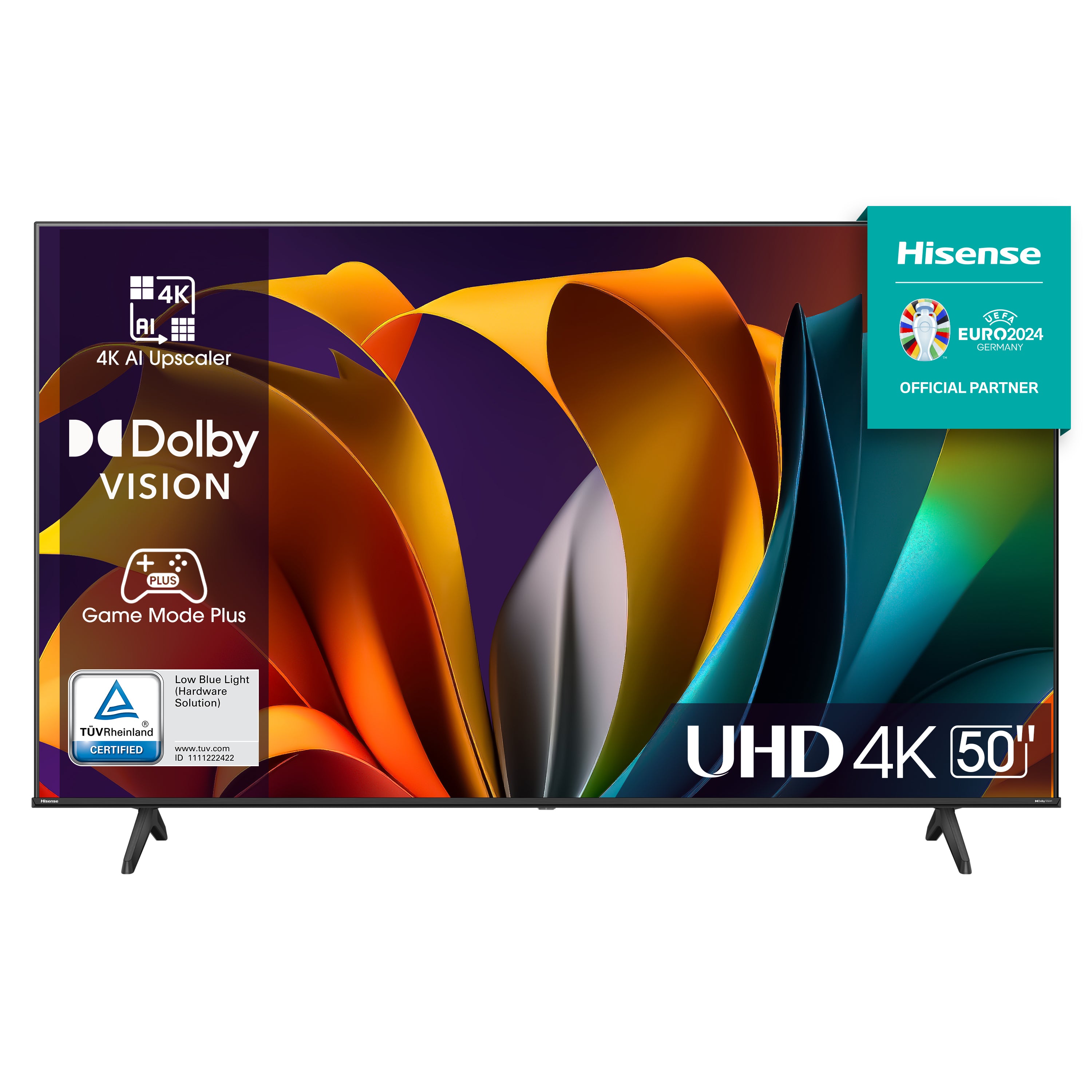 Televisor Hisense 50A6N - 50 pulgadas, LED 4K UHD, 3840 x 2160 Pixeles, GOOGLE SMART TV