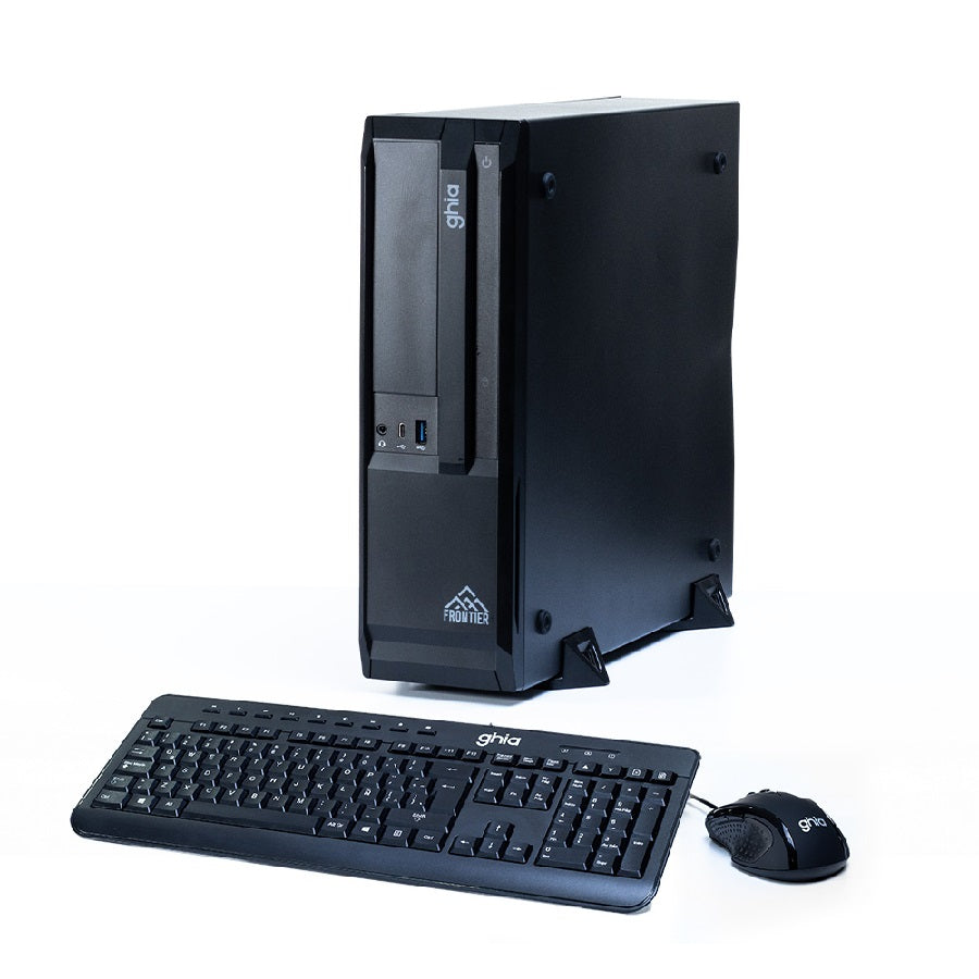GHIA FRONTIER SLIM 2.0 / AMD ATHLON 3000G, 2 NUCLEOS MAX 3.5 GHZ / RAM 8 GB / SSD NVME 1 TB / SIN SISTEMA