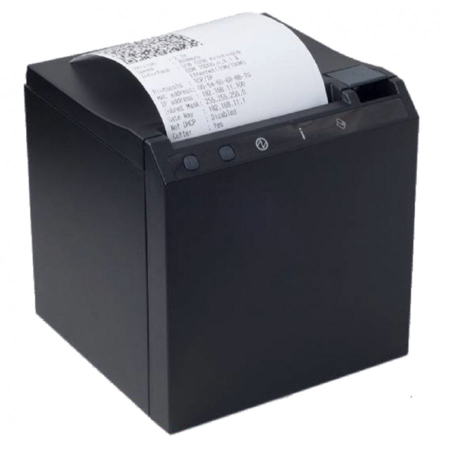 MINIPRINTER EC LINE EC-PM-X30, NEGRO, TERMICA, 80 MM, USB, ETHERNET (RED), RJ11, CORTE AUTOMATICO, 300 MM/SEG