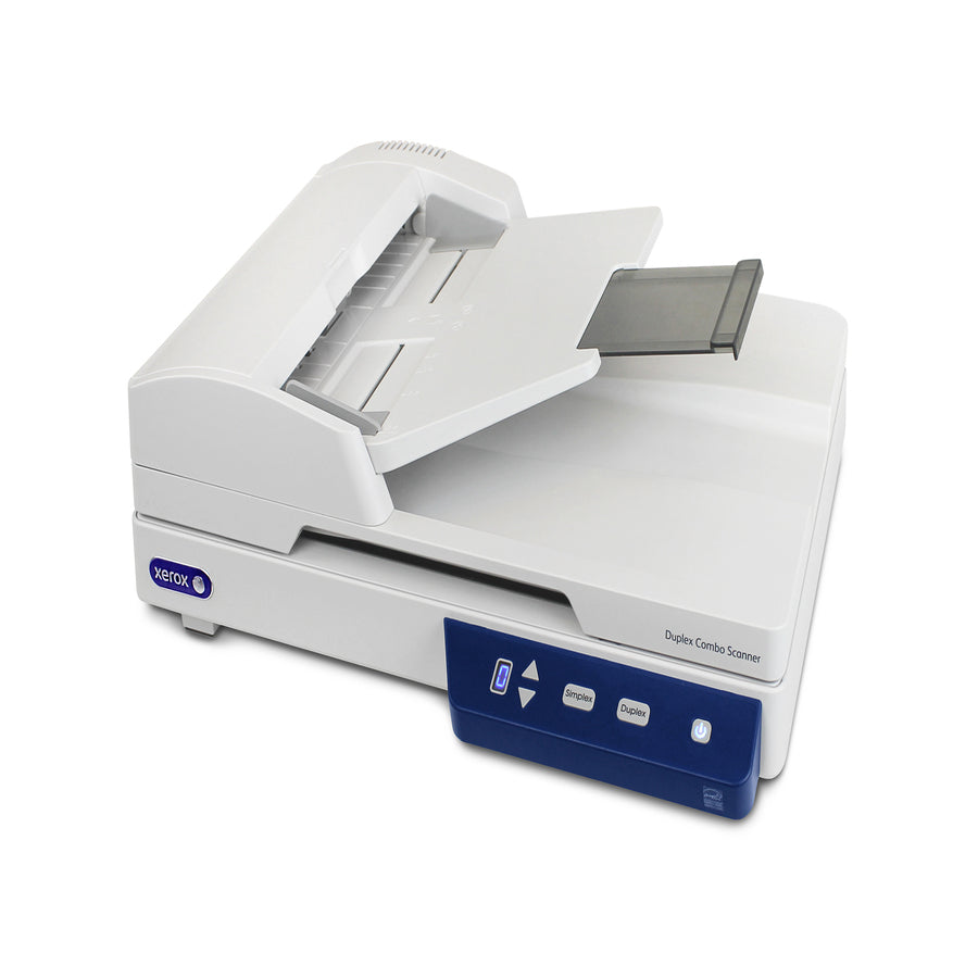 ESCANER XEROX DUPLEX COMBO, 0DXT/1517/100N03448 30PPM, BLANCO/AZUL, ADF, LED, CIS DUAL, USB, A4, VISIONEER ONETOUCH