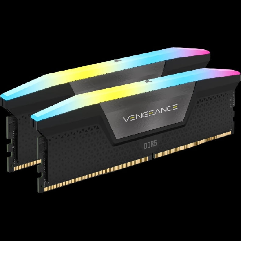 MEMORIA RAM CORSAIR DDR4 VENGEANCE RGB DIMM 32GB (2 X 16 GB) 5600 MHZ C40 --BLACK (CMH32GX5M2B5600Z40)