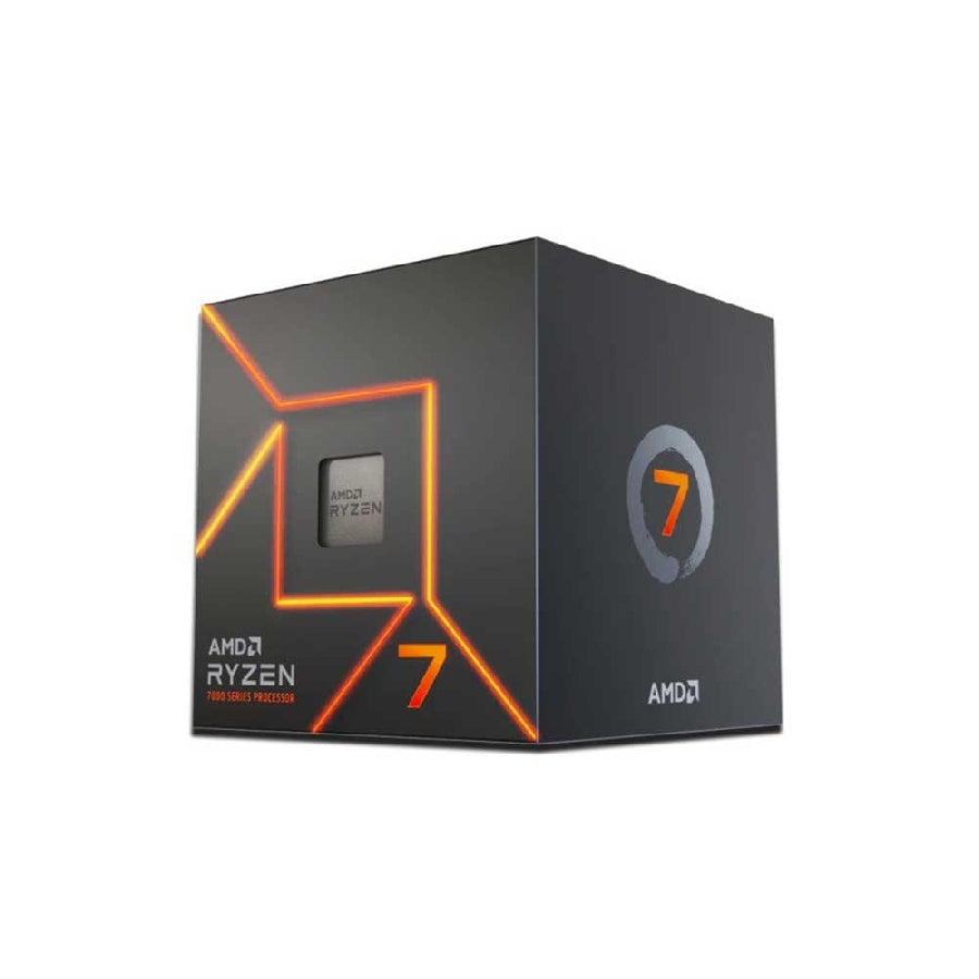 PROCESADOR AMD RYZEN 7 7700 S-AM5 7A GEN / 3.8 - 5.3 GHZ / CACHE 32MB / 8 NUCLEOS / CON GRAFICOS RADEON / CON DISIPADOR / GAMER ALTO