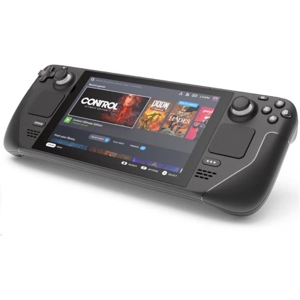 Valve Steam Deck OLED – Consola Portátil 512GB NVMe SSD, Pantalla OLED 90Hz, AMD APU Zen 2/RDNA 2, Gaming Handheld
