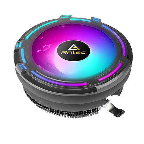 Disipador Antec T120, RGB, 120mm, Conector 3pin, Compacto, Intel/AMD, Negro