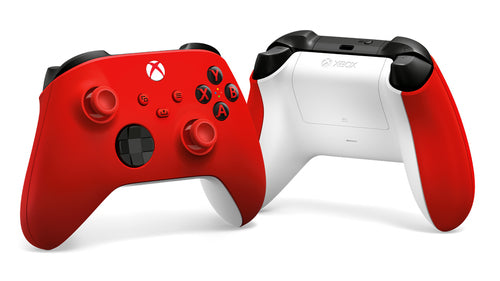 Control Microsoft Xbox Wireless Controller Conectividad Inalámbrico y alámbrico, Color Rojo, Blanco