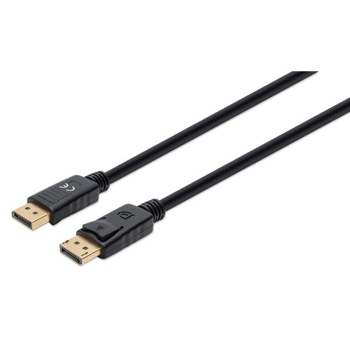 CABLE DISPLAYPORT,MANHATTAN,355582, V1.4 M-M, 3.0M NEGRO 8K60HZ