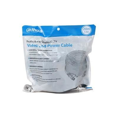 CABLE SIAMES/DAHUA/ DH-PFM942I-20-5/CABLE DE 20 METROS ARMADO PARA VIDEO Y ENERGíA/ PARA CAMARAS HASTA 4K/ CON CONECTORES BNC Y DE ENERGíA/ USO EXTERIOR E INTERIOR/ COBRE DE ALTA PUREZA/ SOPORTA: AHD
