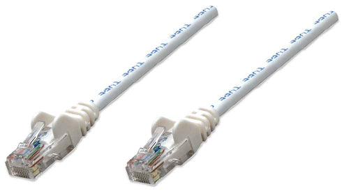 CABLE DE RED PATCH CAT6 INTELLINET RJ45 0.5 METROS 1.5 FT COLOR BLANCO