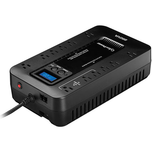 NO BREAK / UPS CYBERPOWER MODO ECO AHORRADOR 850 VA 510 WATTS 3 AÑOS DE GARANTA EN PILA Y EQUIPO