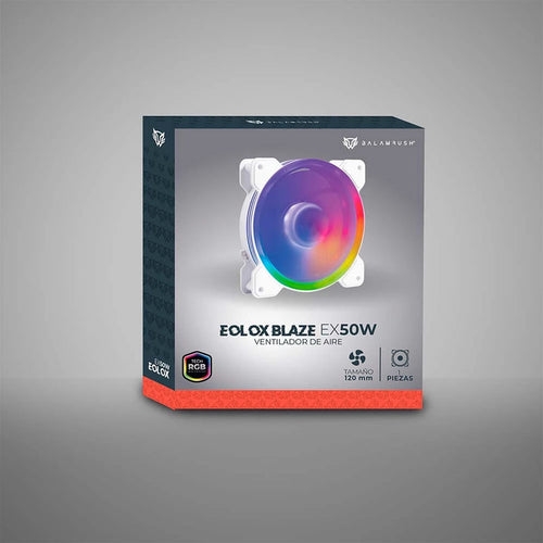 Ventilador de 120mm ARGB Balam Rush Eolox Blaze EX50W Velocidad: 1500 Rpm Flujo de aire: 28.76 CFM -