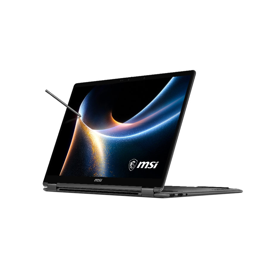 LAPTOP ULTRABOOK MSI PRESTIGE 14 FLIP AI+/ PANTALLA TOUCH 14 FHD / INTEL CORE ULTRA X7 358H HASTA 4.8GHZ / LPDDR5 32GB (NO UPGRADE) / 1TB SSD / WIN 11 PRO (COPILOT+ PC)