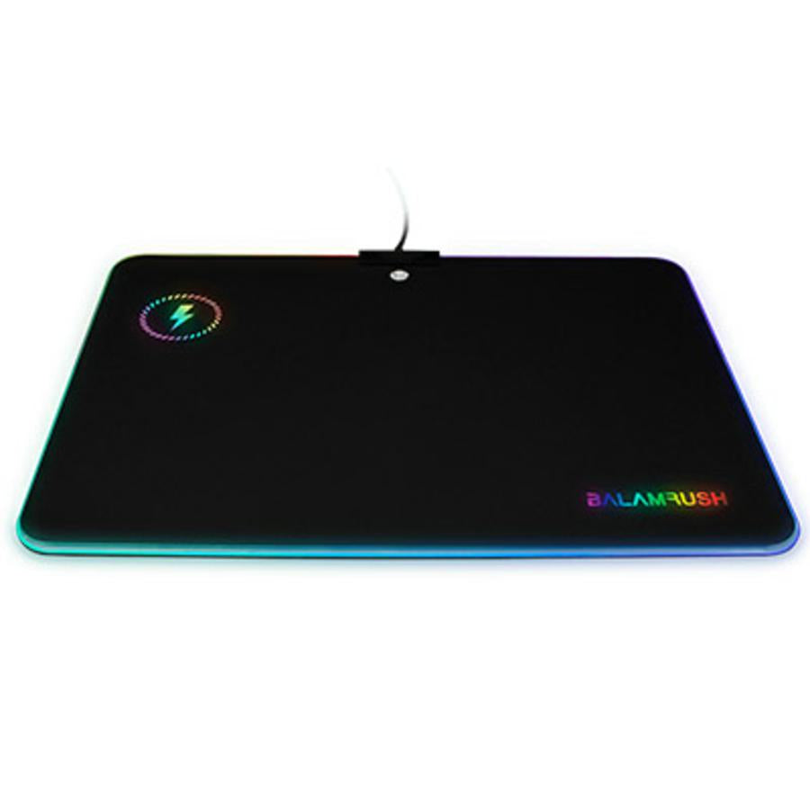 MOUSE PAD GAMER BALAM RUSH MOUSEPAD HEIMDALL / LUZ RGB / CONTROL RGB CAPACITIVO / CARGA INALAMBRICA / NEGRO / BR-922999