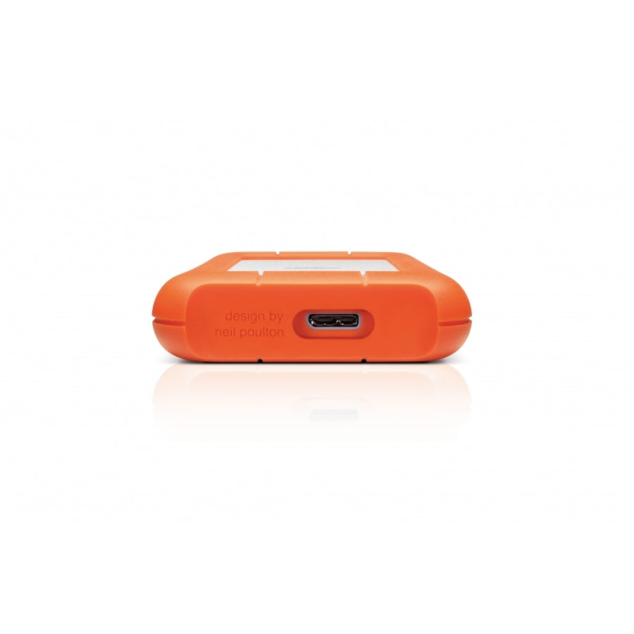 DISCO DURO EXTERNO LACIE RUGGED MINI 2TB 2.5 PORTATIL USB 3.0 NARANJA-PLATA WINDOWS MAC CONTRAGOLPES AGUA Y POLVO