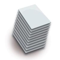 PAQUETE DE 10 TARJETAS ZKTECO IDCARD NN - TK4100 - MODELO A16060011 / SIN FOLIO IMPRESO / ULTRA DELGADAS DE 0.88 MM DE GROSOR / FRECUENCIA 125KHZ