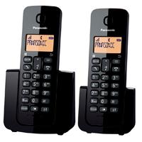 TELEFONO PANASONIC KX-TGB112MEB INALAMBRICO BASICO BASE + HANDSET 20 NUMEROS IDENTIFICADOR DE LLAMADAS, 50 NUMEROS DIRECTORIO LOCALIZADOR DE AURICULAR (NEGRO)