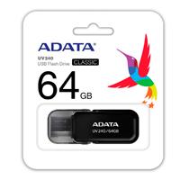 MEMORIA ADATA 64GB USB 2.0 UV240 NEGRO