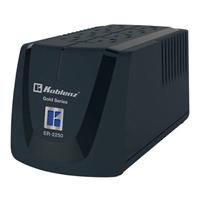 REGULADOR DE VOLTAJE KOBLENZ ER-2250,  2250 VA / 1000 W, 8 CONTACTOS NEMA 5-15R, LUZ LED, DISYUNTOR TERMICO. 5 AÑOS DE GARANTÍA, POLIZA DE SEGURO POR $10,000 USD EN EQUIPO CONECTADO. SKU 00-1588-3