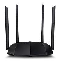 ROUTER TENDA  AC8 AC1200 802.11 AC/B/G/N DOBLE BANDA (DUAL-BAND) 4 ANTENAS EXTERNAS MU-MIMO + BEAMFORMING, IPV6, 4 PUERTOS GIGABIT, (4 WAN/LAN)