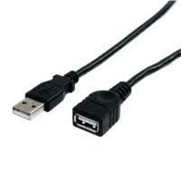 CABLE DE 0.9M DE EXTENSIÓN USB 2.0 DE ALTA VELOCIDAD HI SPEED - MACHO A HEMBRA USB A - EXTENSOR - NEGRO - STARTECH.COM MOD. USBEXTAA3BK