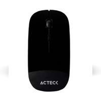 MOUSE ACTECK OPTIMIZE MI240 / INALAMBRICO / RECEPTOR USB / OPTICO / 1600 DPI AJUSTABLE / NEGRO / AC-928885