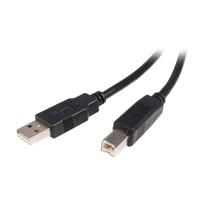 CABLE USB DE 5M PARA IMPRESORA - 1X USB A MACHO - 1X USB B MACHO - ADAPTADOR NEGRO - STARTECH.COM MOD. USB2HAB5M