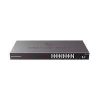 SWITCH GRANDSTREAM GWN7802P GIGABIT POE+ ADMINISTRABLE / 16 PUERTOS 10/100/1000 MBPS + 4 PUERTOS SFP UPLINK / HASTA 240W / COMPATIBLE CON GWN CLOUD