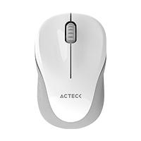 MOUSE ACTECK OPTIMIZE TRIP MI480 / INALAMBRICO / DUAL / RECEPTOR USB - BLUETOOTH / LASER / CLICK SILENCIOSO / 1600 DPI / BLANCO / AC-934886