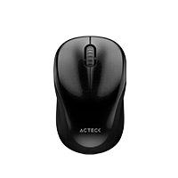 MOUSE ACTECK OPTIMIZE TRIP MI480 / INALAMBRICO / DUAL / RECEPTOR USB - BLUETOOTH / LASER / CLICK SILENCIOSO / 1600 DPI / NEGRO / AC-934169