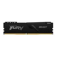 MEMORIA KINGSTON DIMM DDR4 16GB 3200MHZ FURY BEAST BLACK XMP CL16 288PIN 1.35V C/DISIPADOR DE CALOR P/PC/GAMER/ALTO RENDIMIENTO