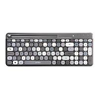KIT ACTECK CREATOR CHIC MK470 / TECLADO Y MOUSE / INALAMBRICO / RECEPTOR USB / ESPAÑOL / 110 TECLAS / OPTICO / 1600 DPI / NEGRO CON GRIS / AC-935180