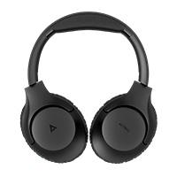 AUDIFONOS ACTECK ZION PRO HP645 / INALAMBRICOS / DIADEMA PLEGABLE / BLUETOOTH / MICROFONO INTEGRADO / BAJO PROFUNDO / NEGRO / AC-935357