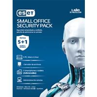 ESET SMALL OFFICE SECURITY, 5 LICENCIAS PCS + 1 LICENCIA PARA SERVER WINDOWS + CONSOLA LOCAL, 1 AÑO DE VIGENCIA ( CAJA )