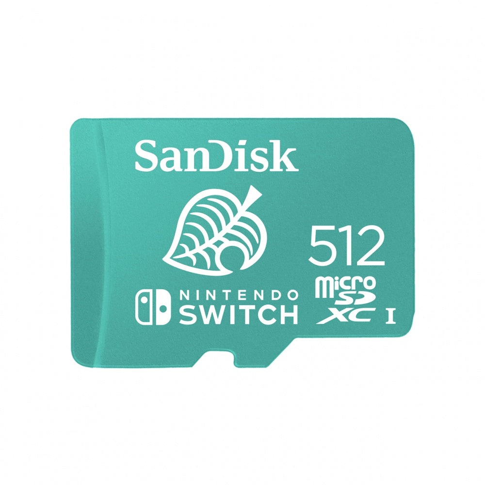 MEMORIA SANDISK 512GB MICRO SDXC NINTENDO SWITCH 100MB/S 4K FULL HD U3 V30