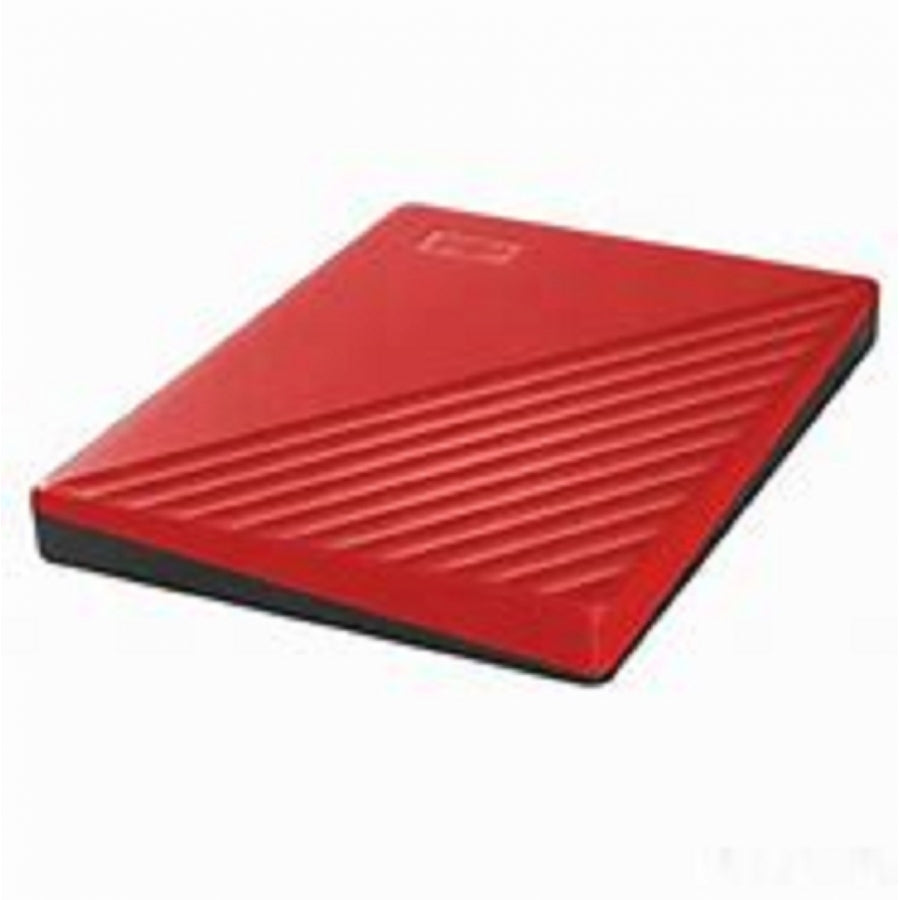 DISCO DURO EXTERNO WD MY PASSPORT 1TB 2.5 PORTATIL USB3.0 ROJO WINDOWS BACKUP ENCRIPTACION